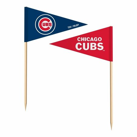 THE SPORTS VAULT Chicago Cubs Toothpick Flags - 36PK 7183138505